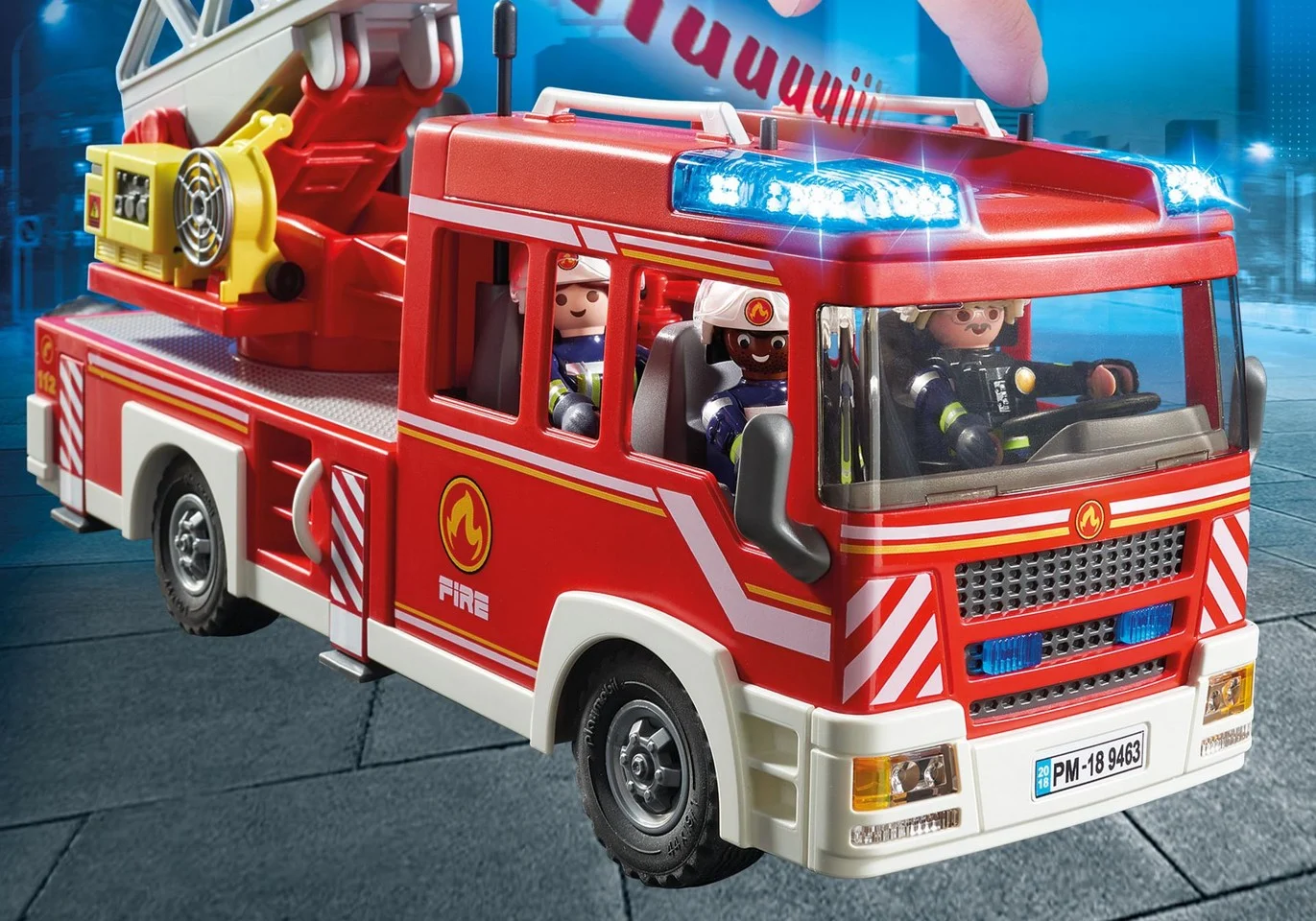 Playmobil - Brandbil med stige (9463)
