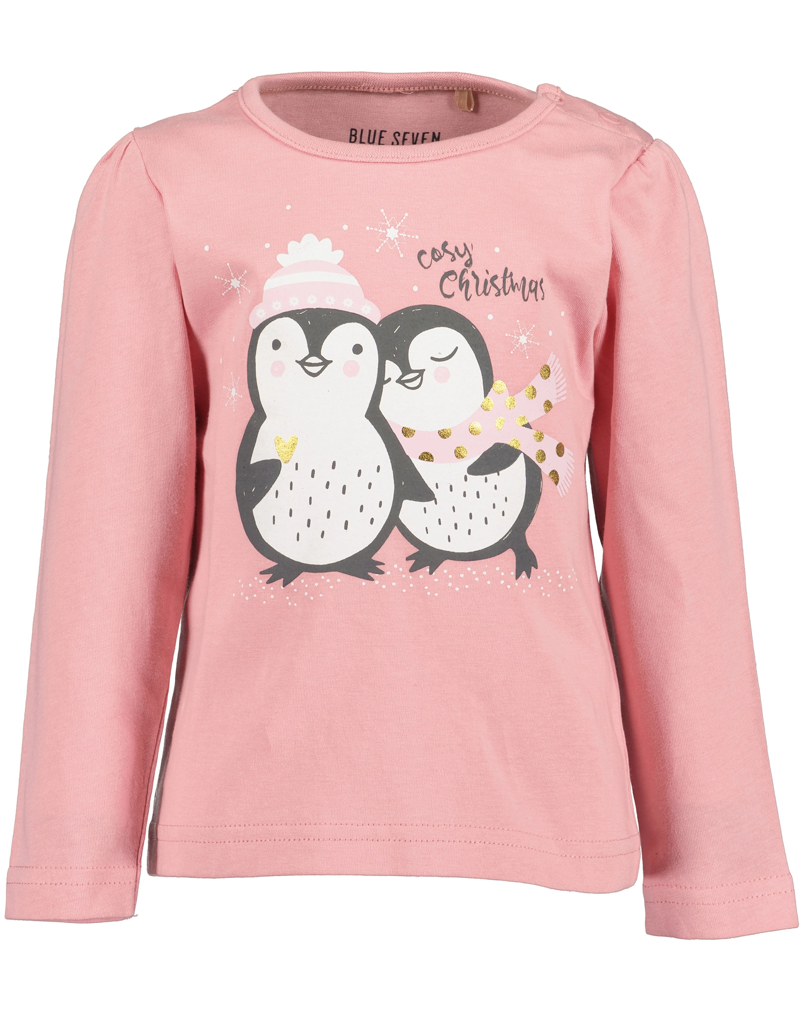 Langarmshirt COSY CHRISTMAS in mauve