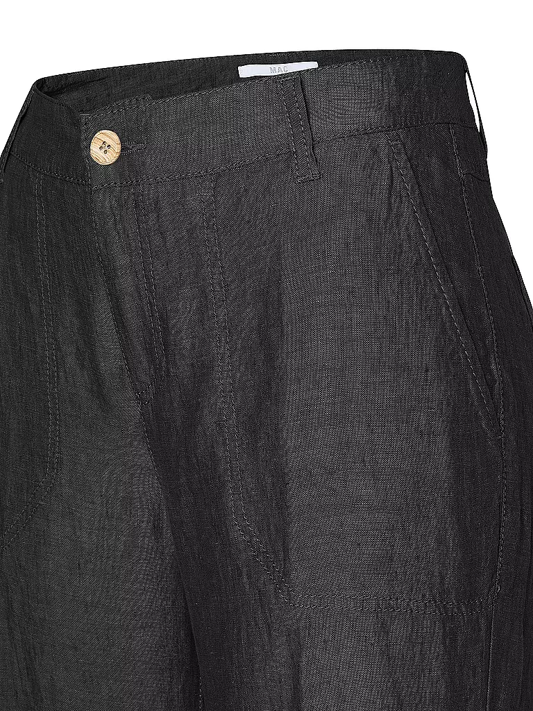 MAC Leinenhose Nora schwarz