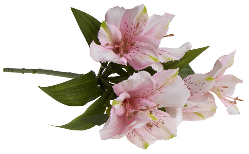 Lilje stilkblomst 42 cm rosa