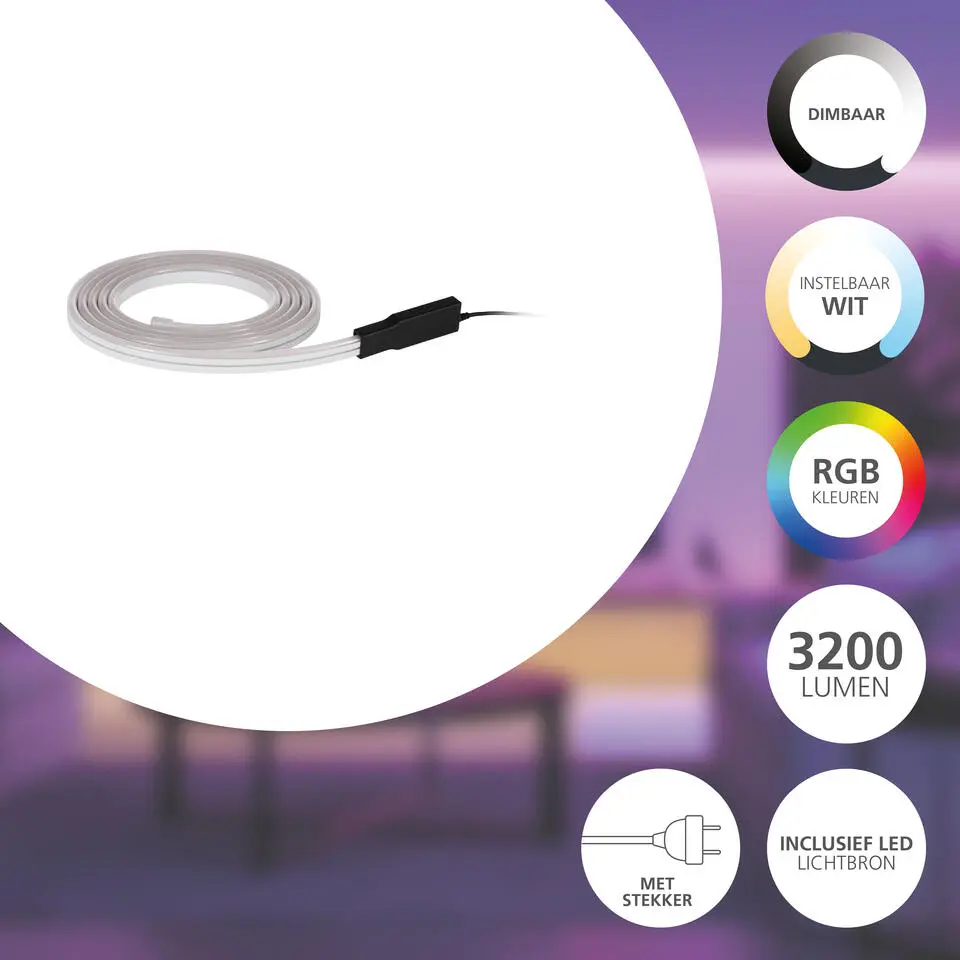 EGLO connect.z Flatneon Z LED Strip - 500 cm - RGB