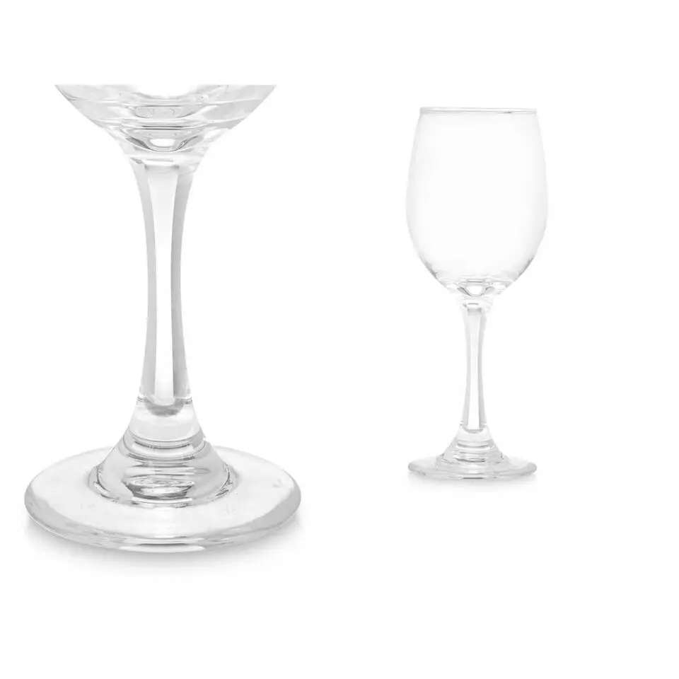 Vivalto Wijnglazen - 6x - glas - 340 ml - vaatwasser bestendig