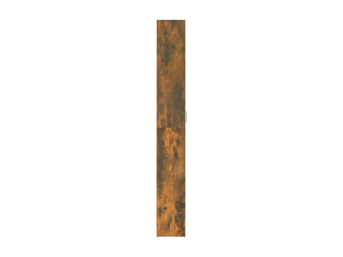 Garde-robe couloir Chêne fumé 55x25x189 cm Bois d'ingénierie