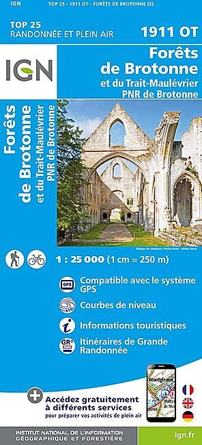 IGN - TOP 25 1911OT FORETS DE BROTONNE IGN