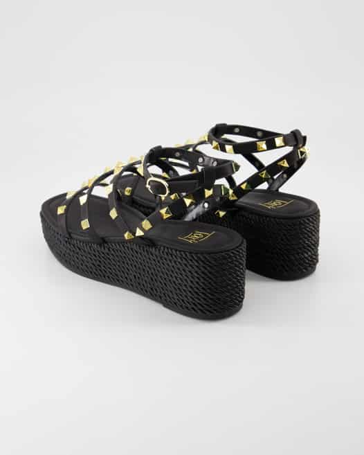Terry Paola-122 Sandalen in Schwarz