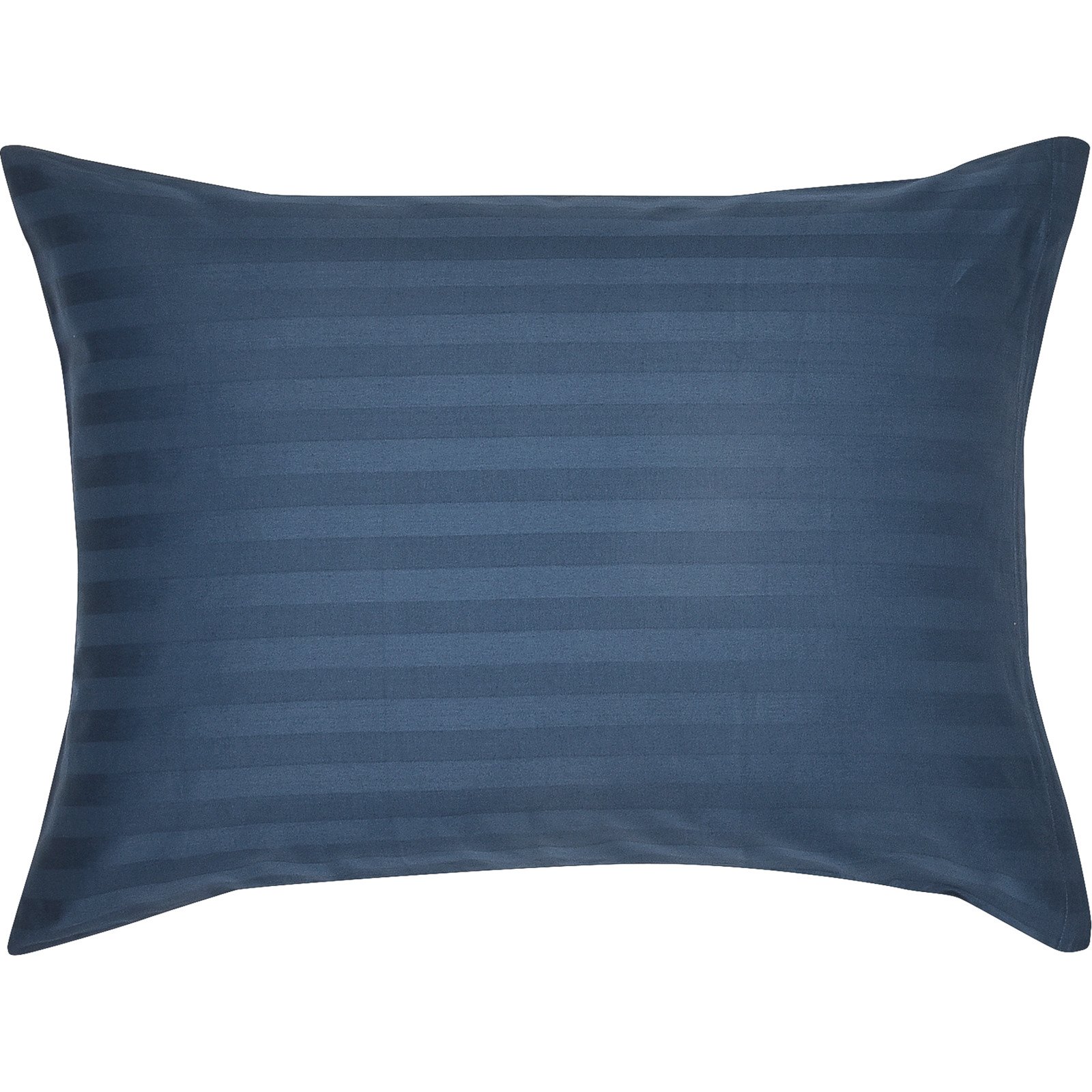 Bettwäsche Satin gestreift blau 160x210 65x100 Bettanzug Nord