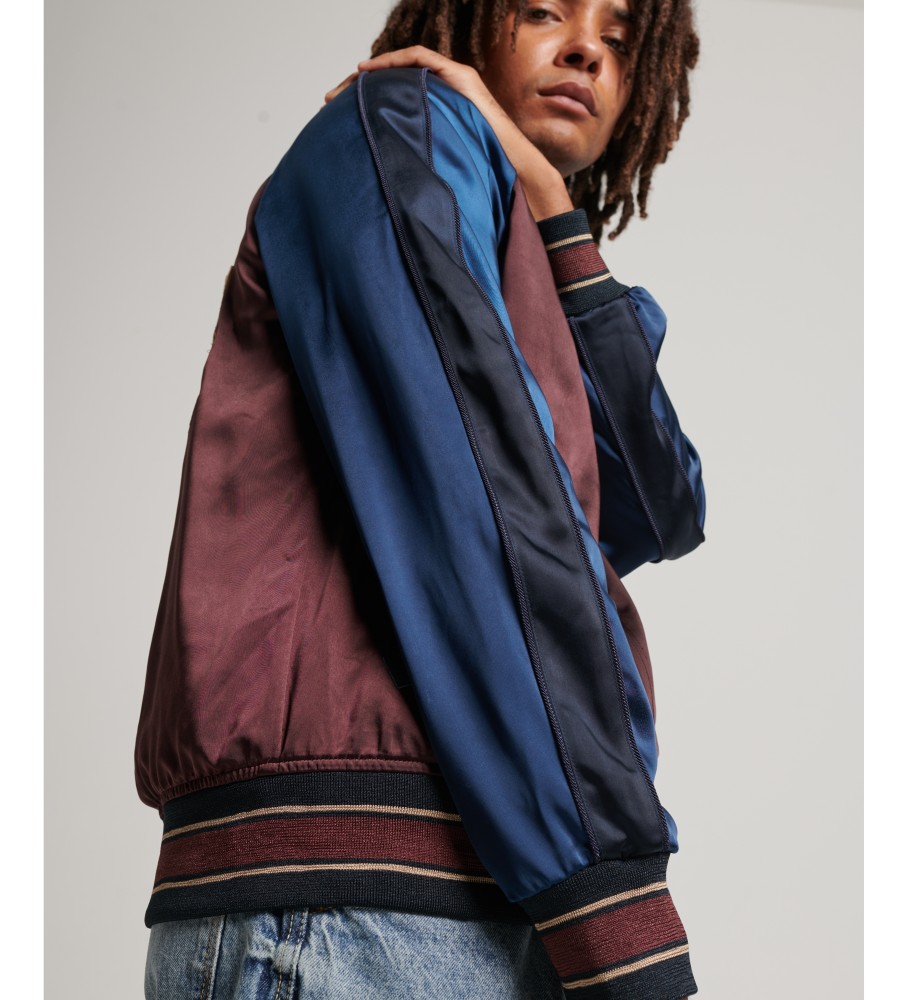 Casaco Superdry Sukajan em bordeaux