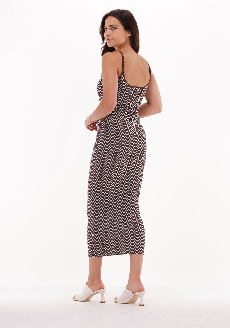 ENVII bruine envii midi jurk enperidot sl dress 6911