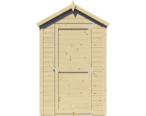 Alopex Medium tuinhuis met vloer, 134 x 190 cm, natuurlijke afwerking