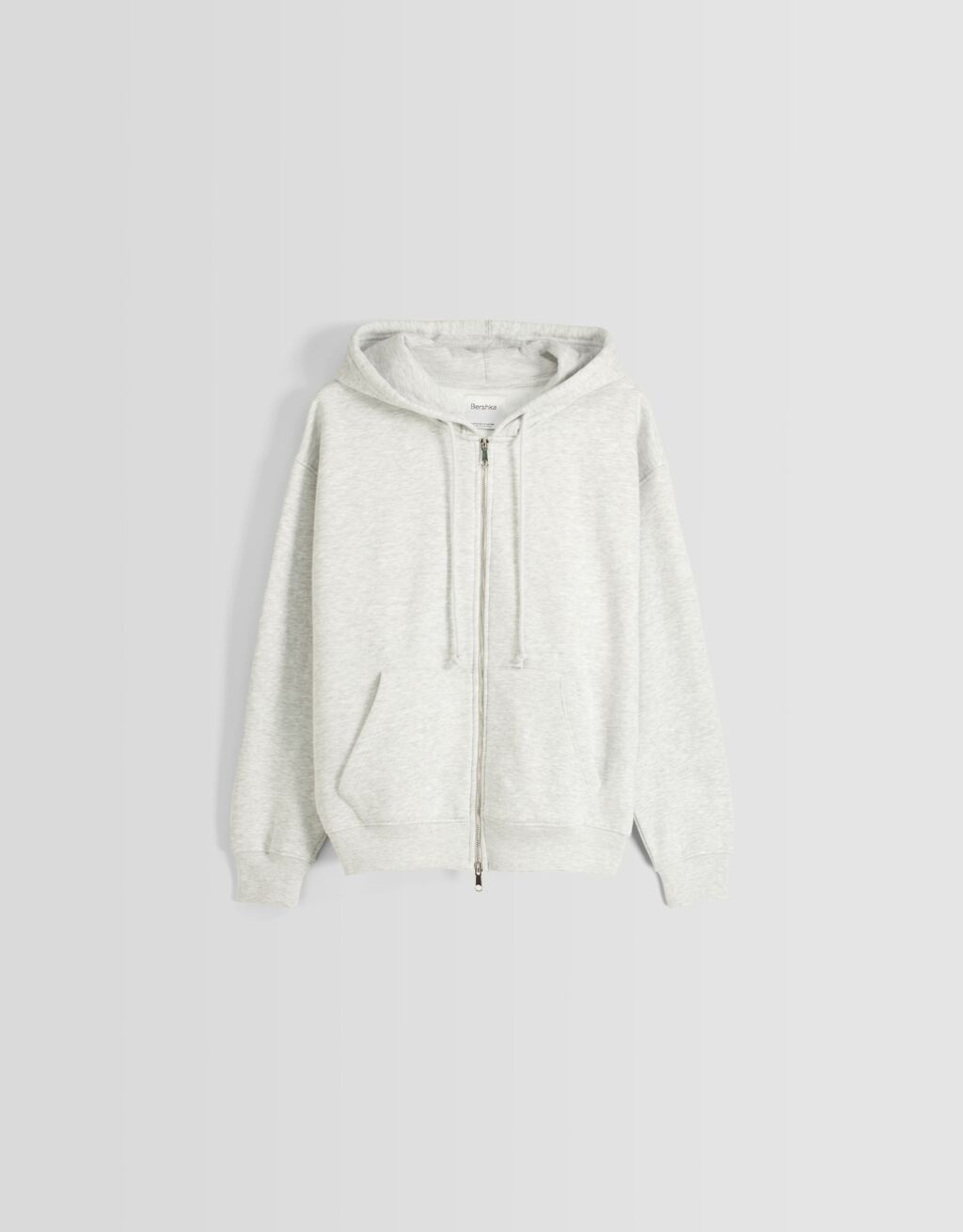 Moletom com zíper oversized