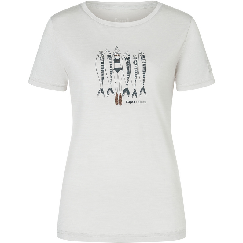 Super.Natural Damen Copper Sardine Bio J T-Shirt