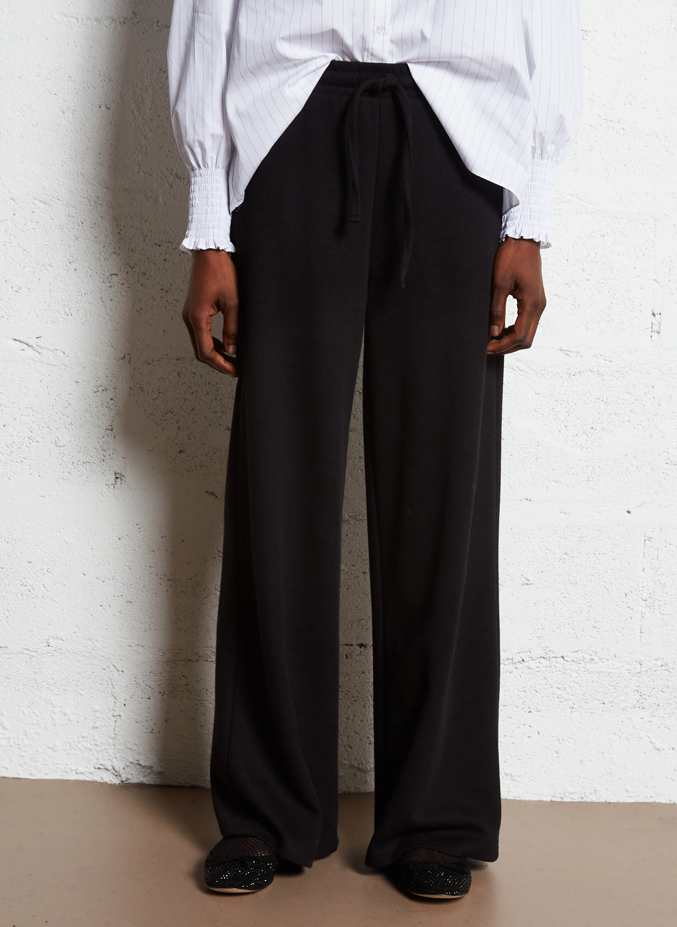 JUNE - Pantalon large | Noir