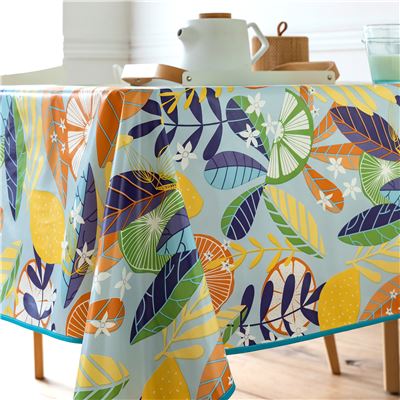 Toile cirée motif exotique
