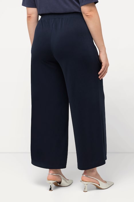 Jersey-Culotte, weites Bein, Elastikbund, Modalmix