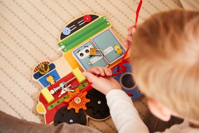 Barbo Toys Wacky Wonders Aktivitetstavle Tog