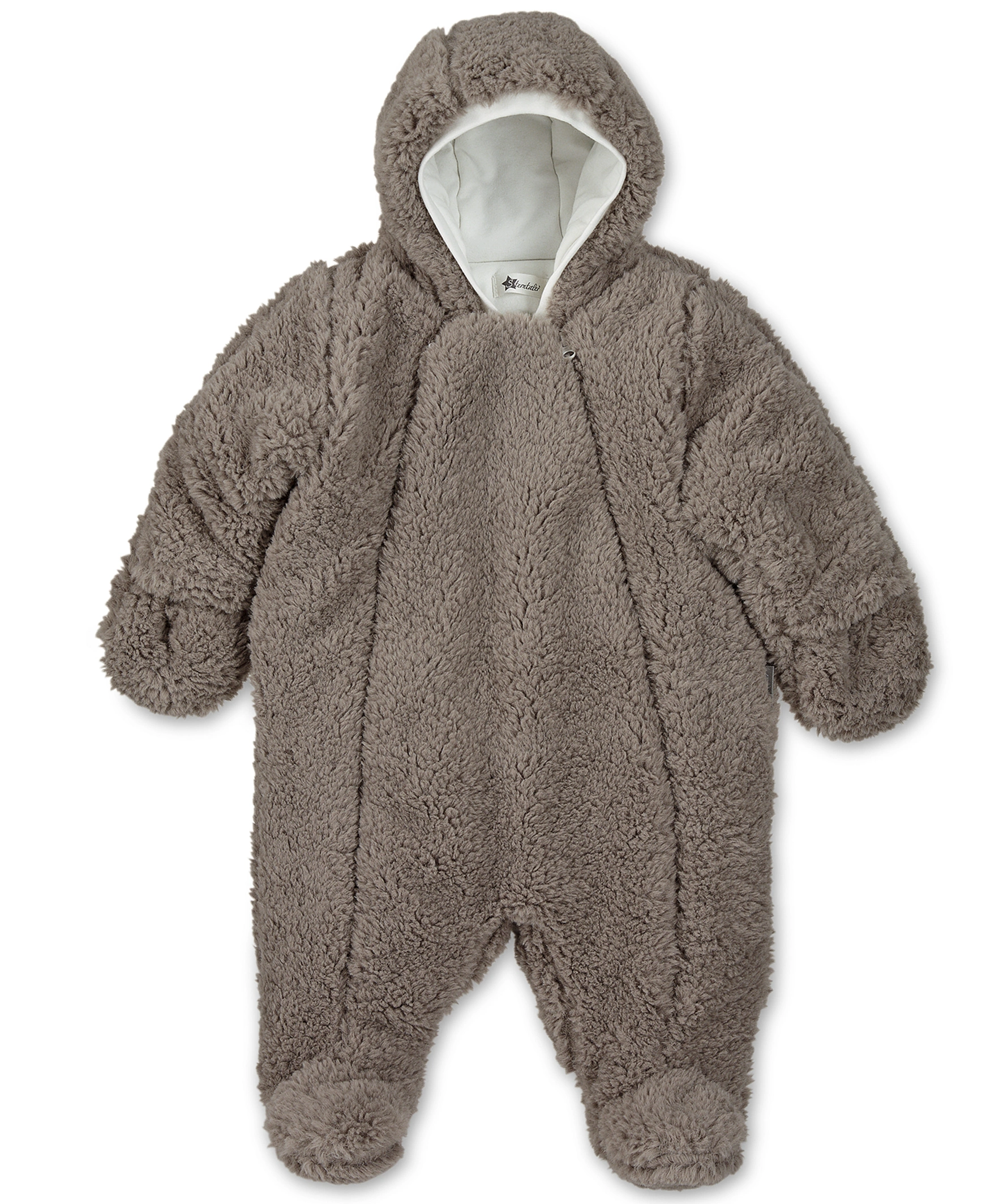 Overall TEDDYFLAUSCH in rauchgrau