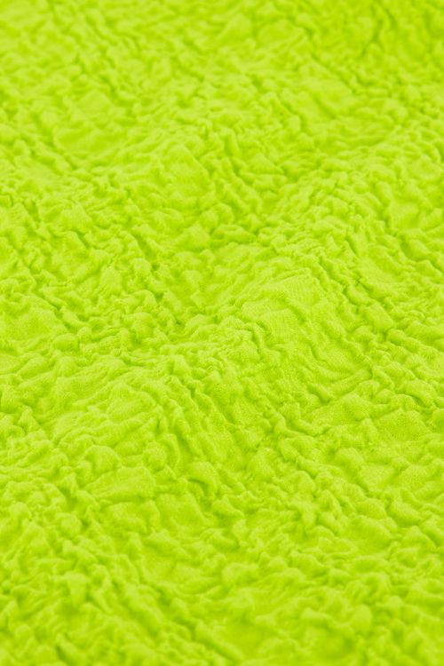 Neon groene top met bubbel structuur