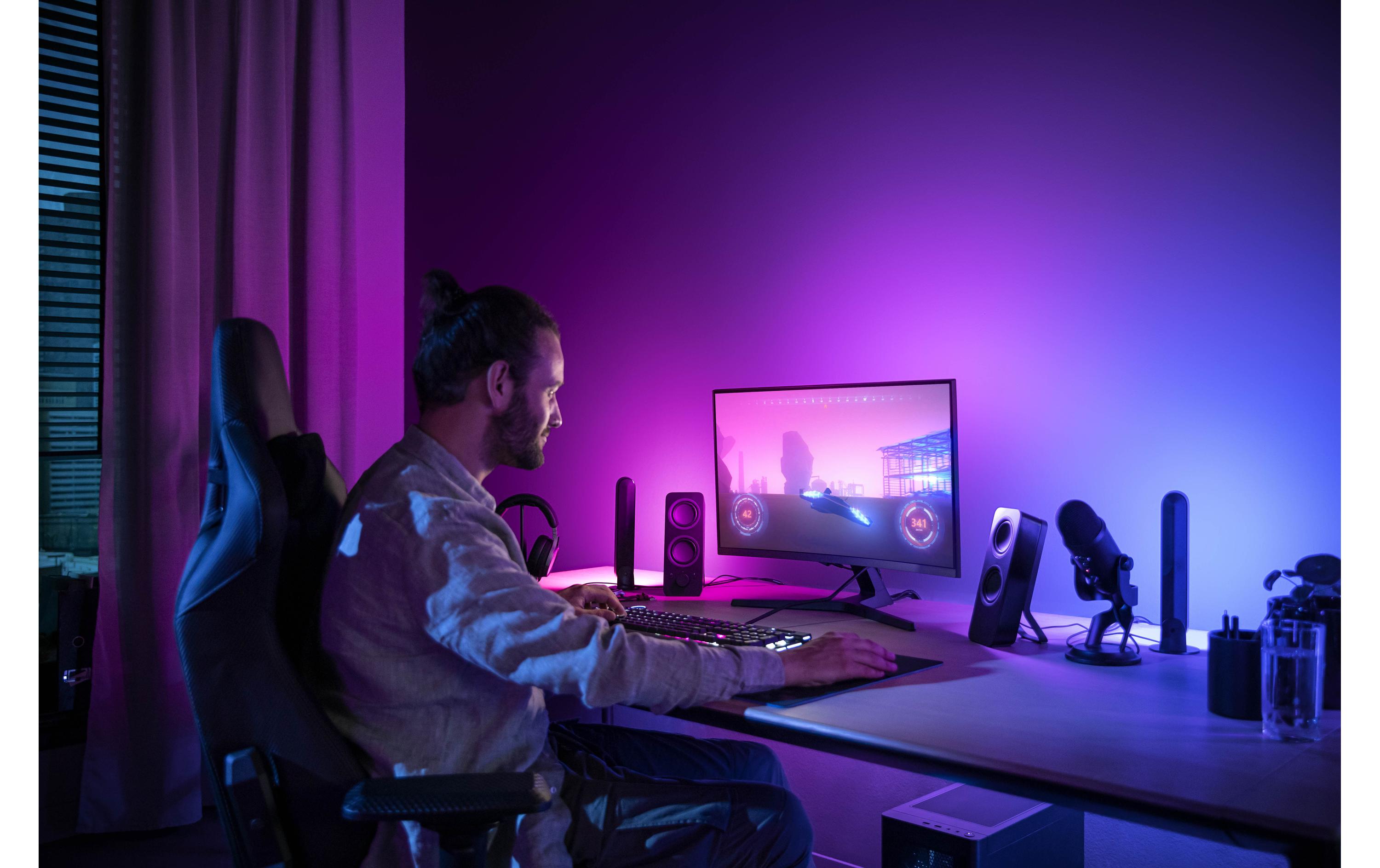 Play Gradient PC Lightstrip 32/34 Starter Set + Bridge<br>Smarte Hintergrundbeleuchtung für Monitore