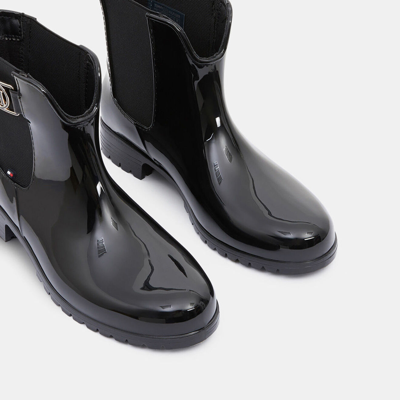 Tommy Hilfiger Bottines en Caoutchouc Hardware noires