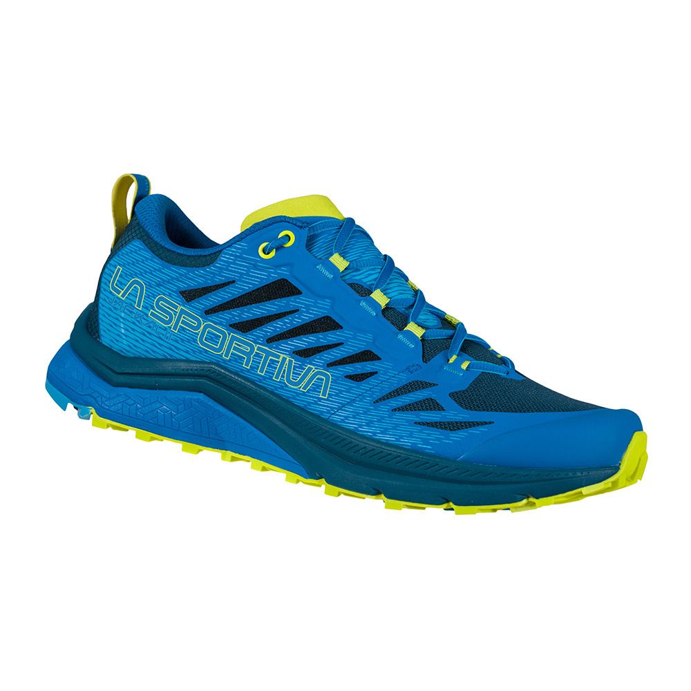 La Sportiva JACKAL II - Chaussures trail Homme electric blue/lime punch