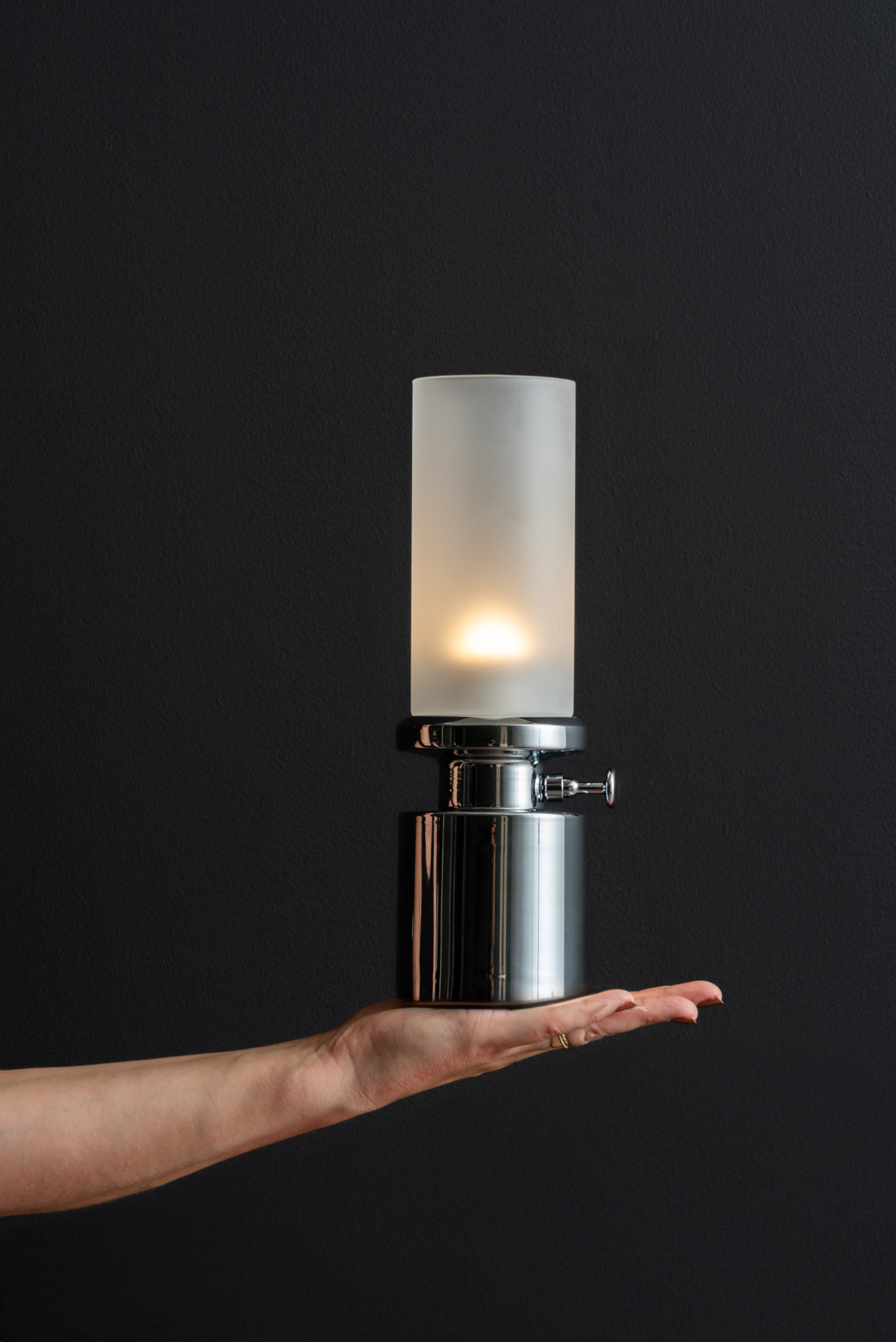 Table lamp Camp LED chrome plated