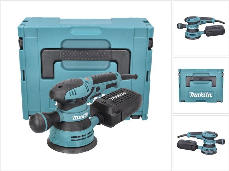 Makita BO5041J Excentrische schuurmachine in Mbox - 300W - 125mm - variabel