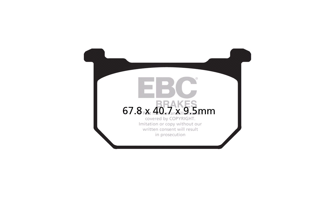 Bremseklodser for EBC HH, Z400 81<