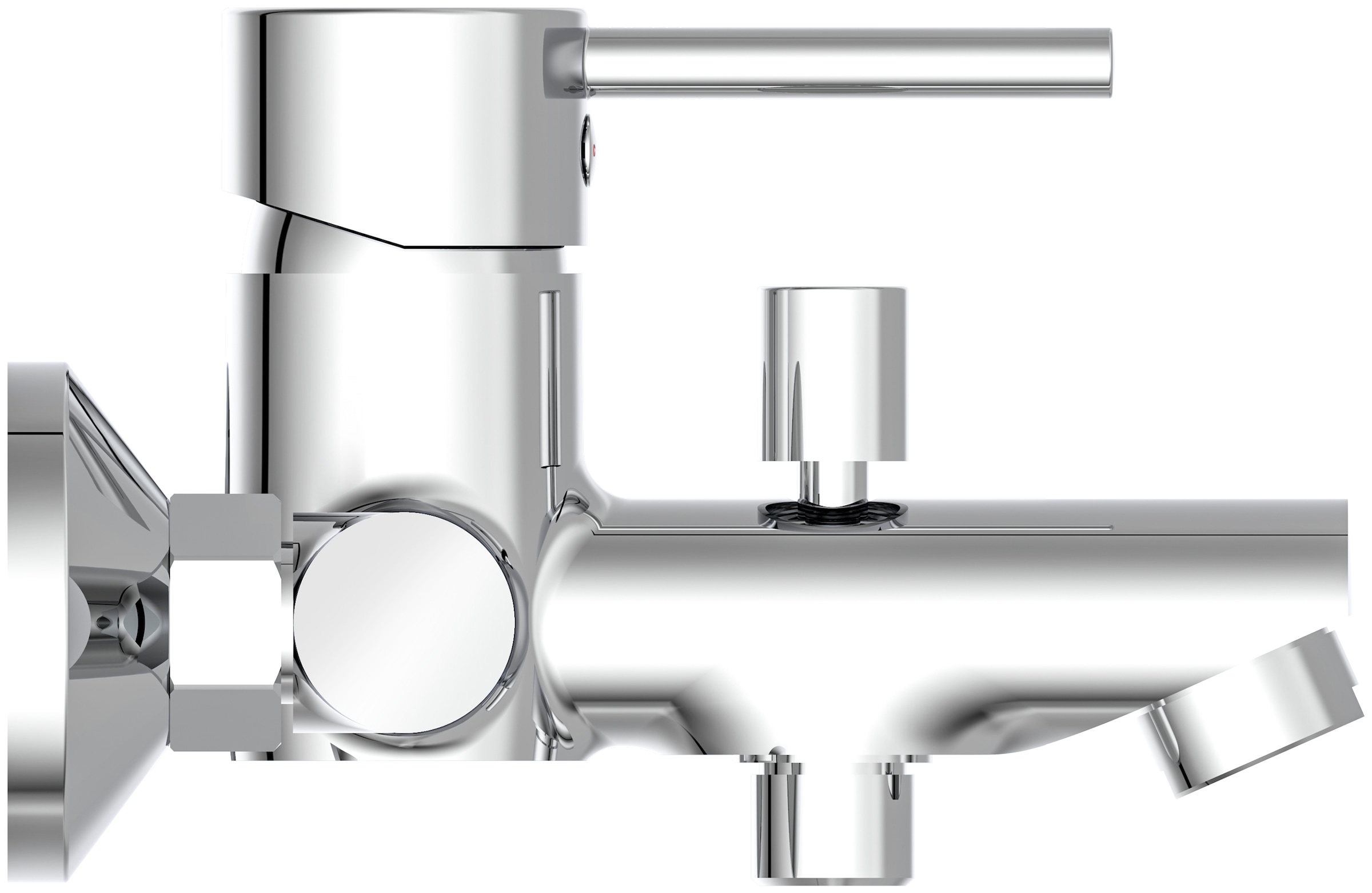 Schütte Wannenarmatur »Laurana« Mischbatterie Badewanne, Wasserhahn Bad, Wannenarmatur in Chrom