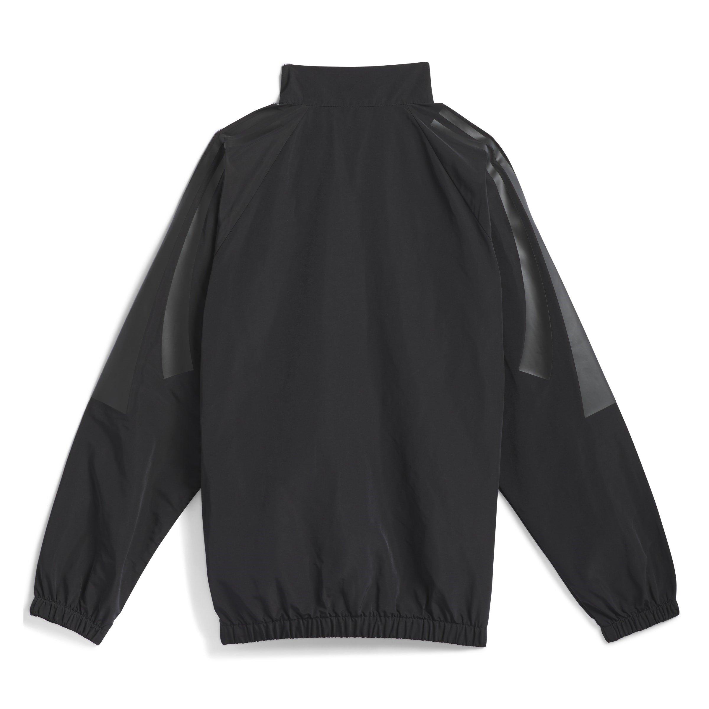adidas Basketball Woven Half Zip Jacket Mens
