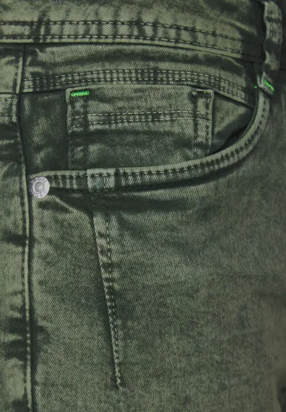 Slim Fit Color Jeans - strong khaki