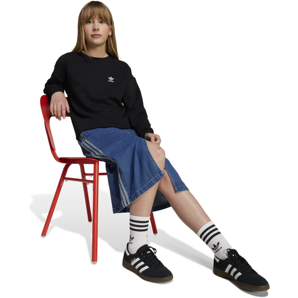 Køb adidas Originals Black Boyfriend Crew Sweatshirt