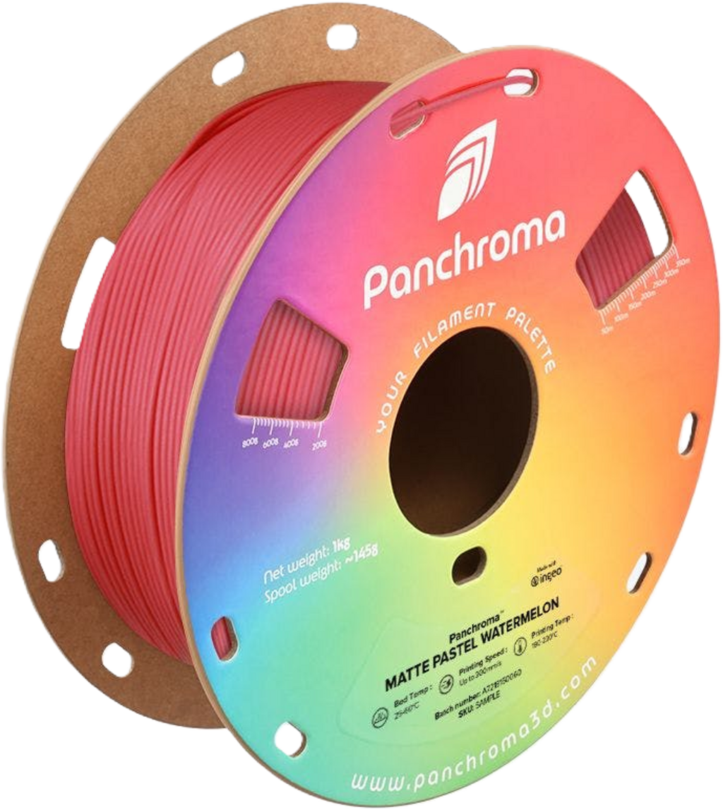 Polymaker  Panchroma™ PLA Matte Pastel Watermelon, 1,75 mm / 1000 g    Matte Eleganz in Pastel Watermelon