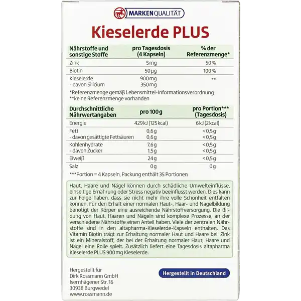 Kieselerde Plus Kapseln