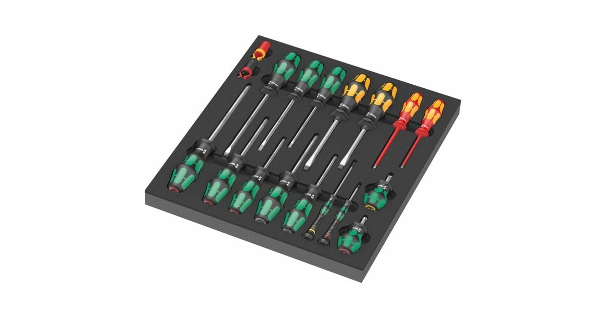 Wera9700 Tool Rebel werkplaatswagen 1, 94-delig gereedschapswagen  (Zwart, Incl. 4 schuimrubber inzetstukken met gereedschap)