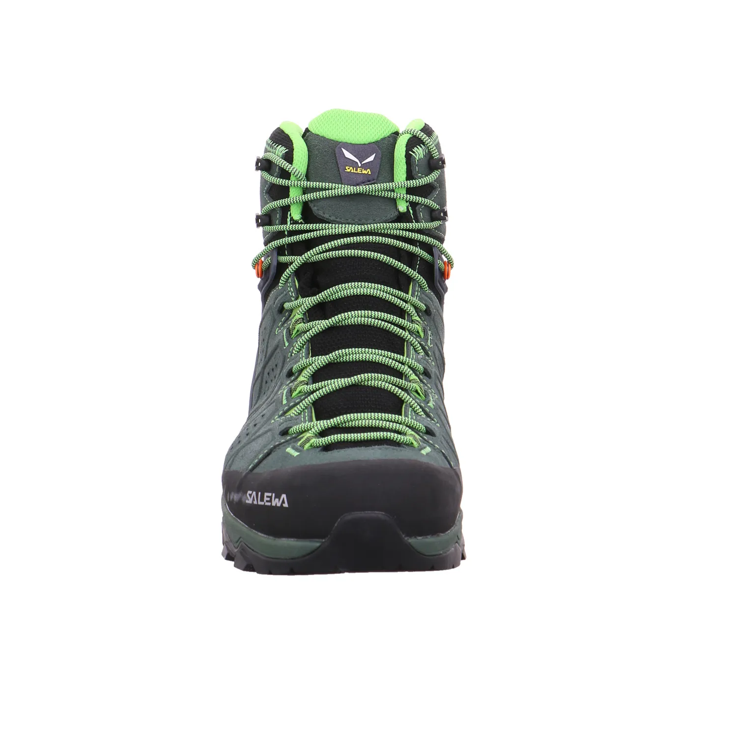 SALEWA Walking + Outdoor Grün Leder