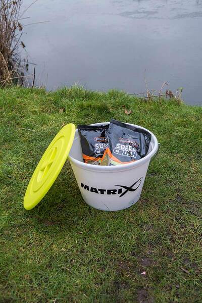 Seau Matrix Groundbait Bucket & Lid (17L)