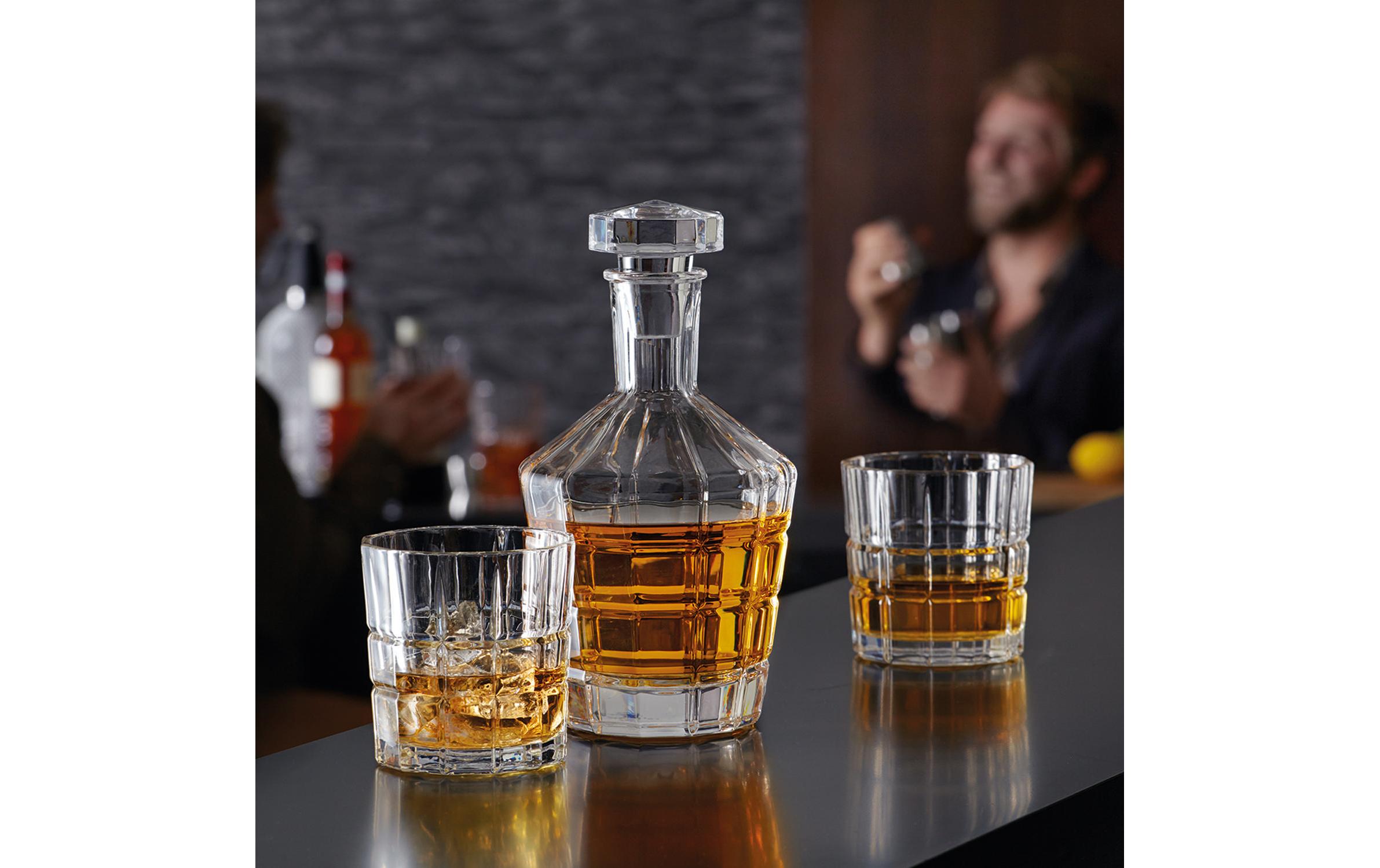 Whisky-Set Spiritii 0.7 l 3-Teilig, TransparentKaraffe mit zwei Gläsern