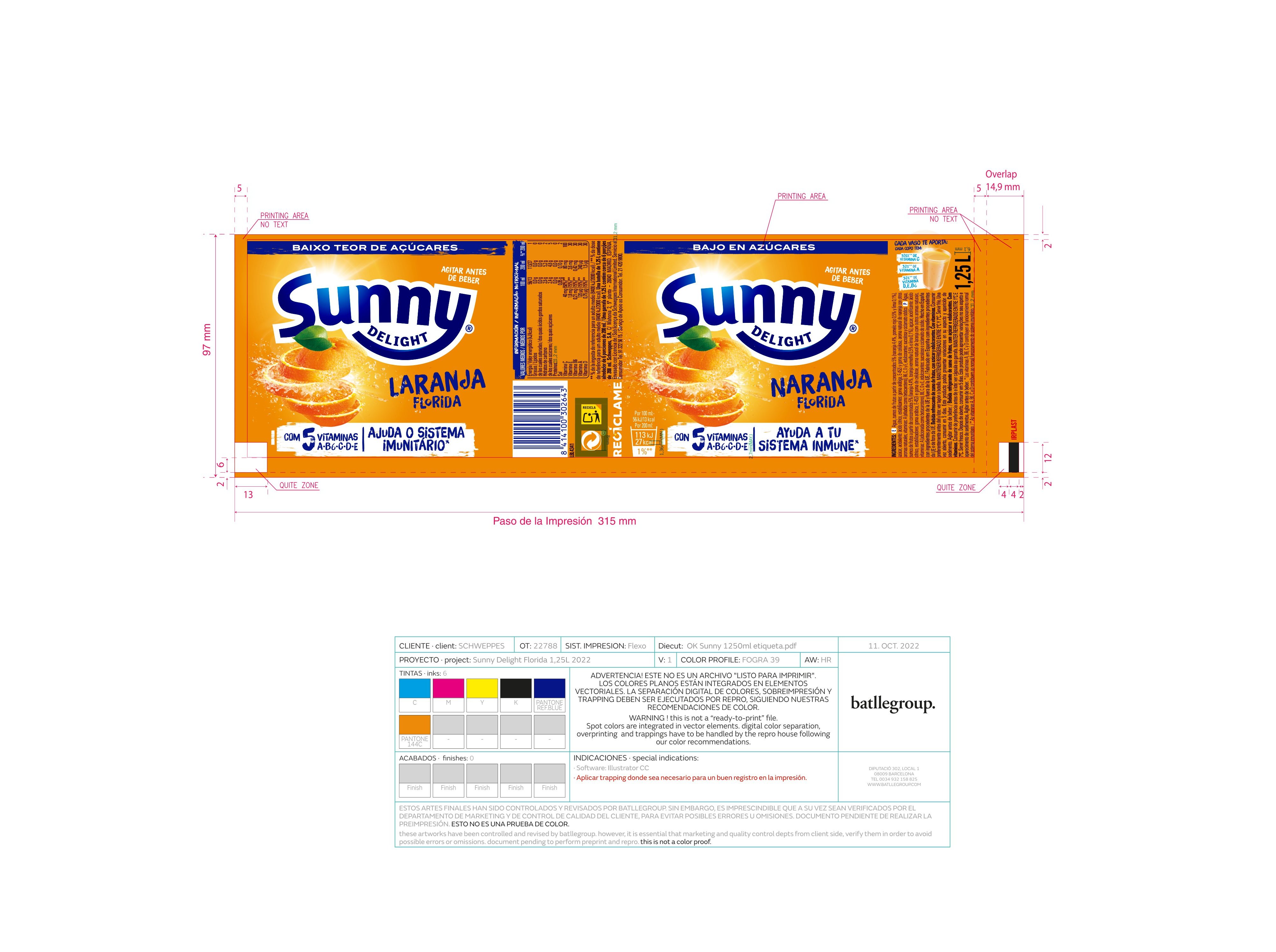 SUMO SUNNY DELIGHT FLÓRIDA 1.25L