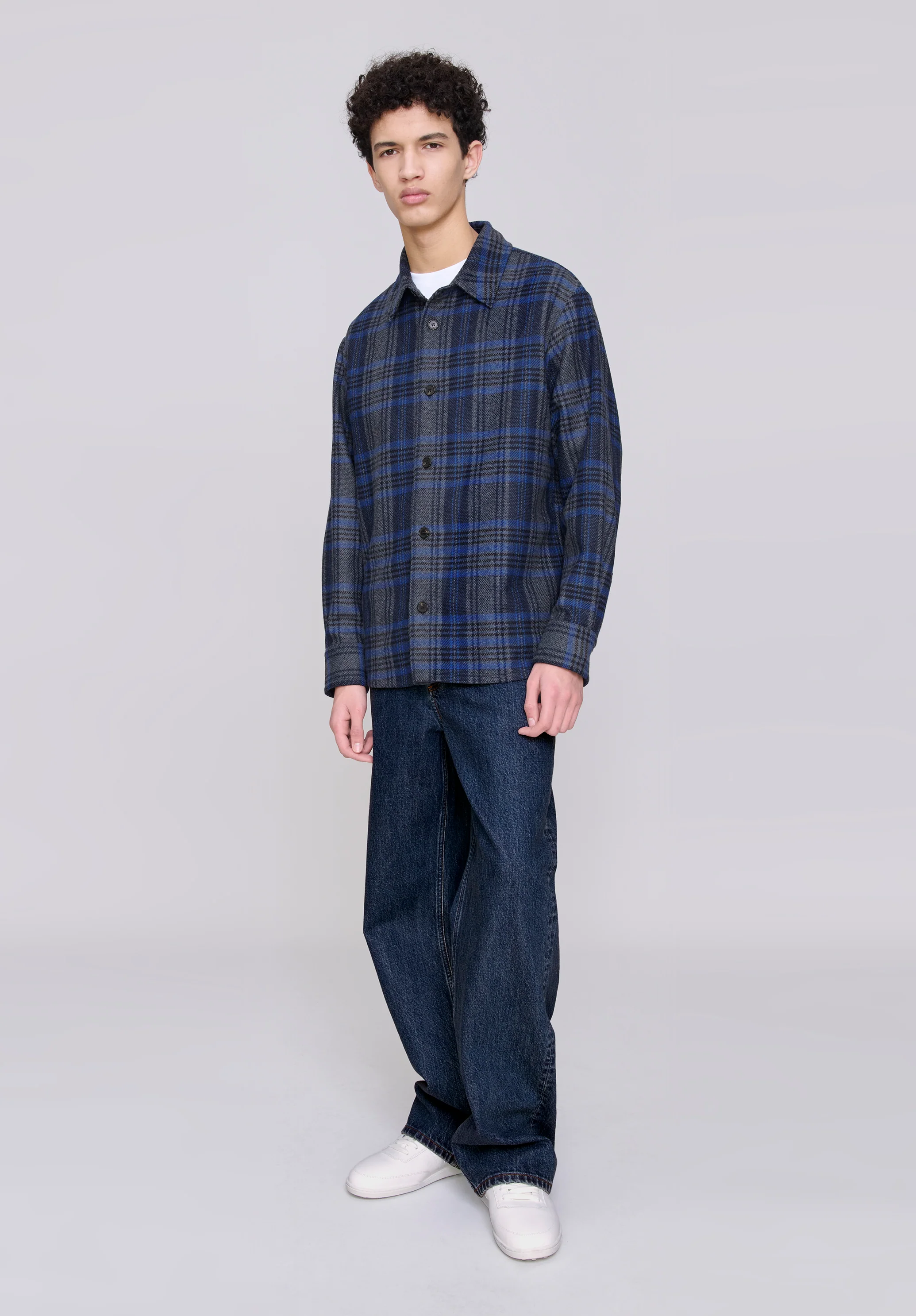 surchemise bobby - Gris chine
