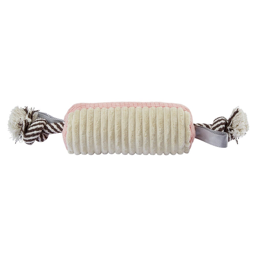 Jouet pour chien forme bâton en tissu polyester