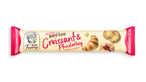 Tante Fanny Frischer Butter-Croissant- & Plunderteig