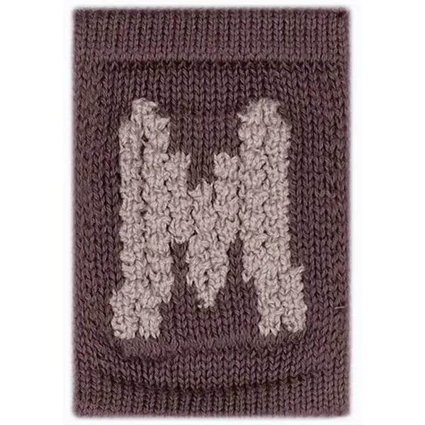 Strikket Bogstav Nature - Smallstuff → Luksusbaby.dk