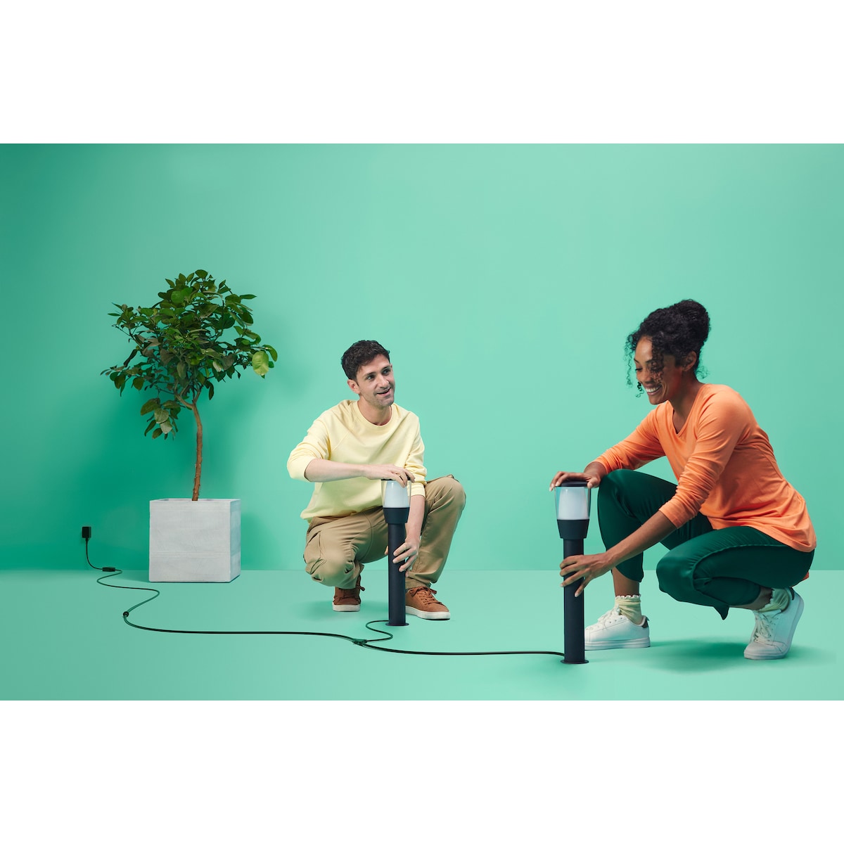 Wiz Connected Elpas utendørsbelysning 4,8W startsett