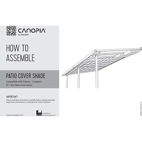 Gardiner til Feria 9 m2 (3 x 3,05 m) - hvid