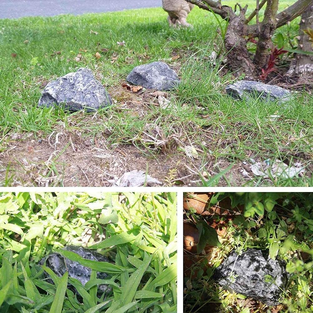 Schlüssel Geheimversteck Outdoor Attrappe in Stein Optik - Dunkelgrau