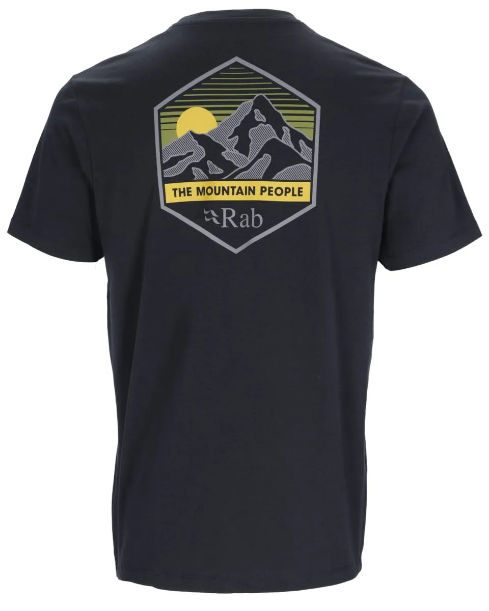 Rab Stance Mountain Peak Tee Beluga