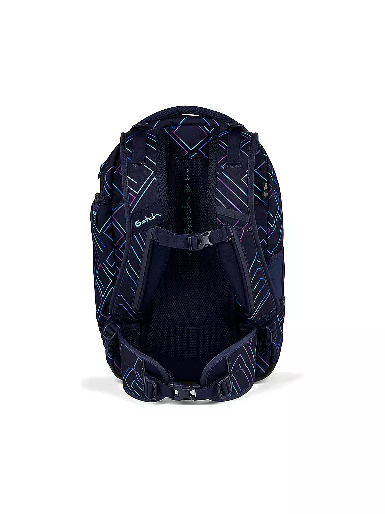 SATCH Schulrucksack Match Purple Laser dunkelblau