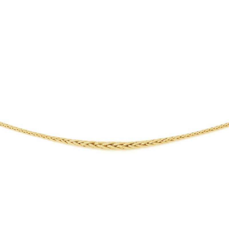 Collier Or 18 Carats 750/00 Maille Palmier en Chute - Or Jaune