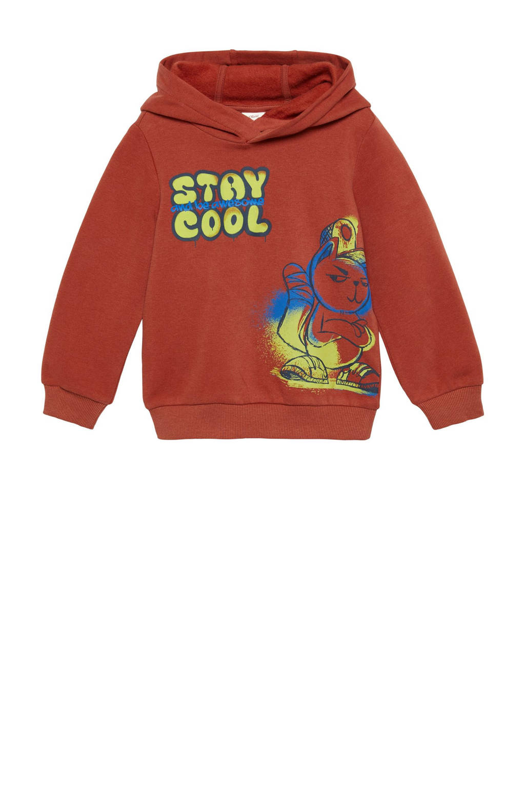 s.Oliver hoodie roodbruin