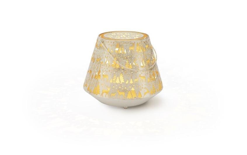 STT LED Laterne »Nova winter« Warmweiss